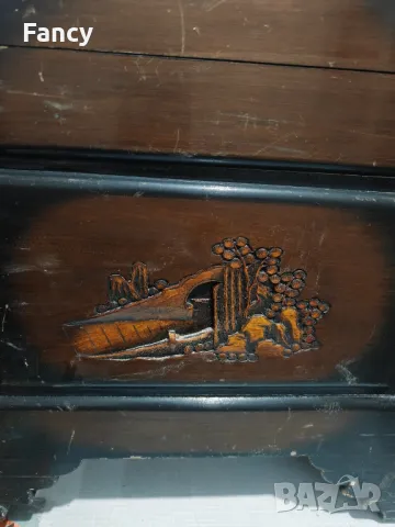 Стар китайски скрин от сандалово дърво, снимка 6 - Антикварни и старинни предмети - 49794976