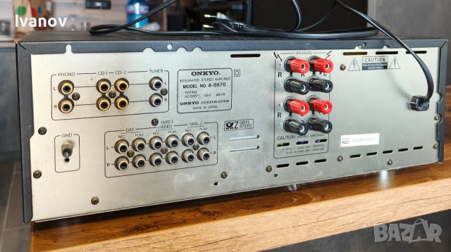 Усилвател Onkyo Integra A-8670 , снимка 8 - Ресийвъри, усилватели, смесителни пултове - 53257971