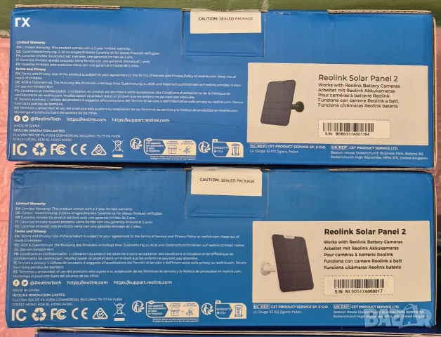  Reolink Соларен Панел 2 (6W) , снимка 2 - IP камери - 55960817
