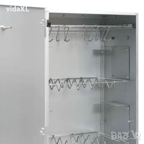 vidaXL Барбекю пещ димогенератор за студено пушене поцинкована стомана, снимка 6 - Барбекюта - 56146715