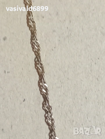 Посребрено синджирче , снимка 3 - Колиета, медальони, синджири - 53882320