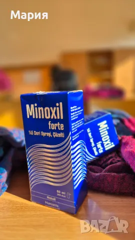 Minoxil Форте %5 спрей - алопеция 60мл, снимка 2 - Продукти за коса - 48399012