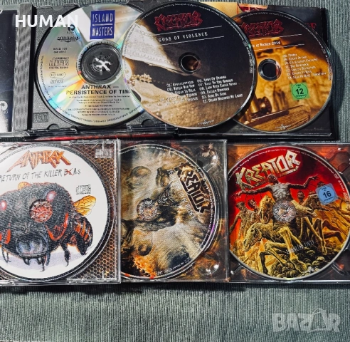 Anthrax - Sodom - In Flames - Kreator , снимка 7 - CD дискове - 54090919