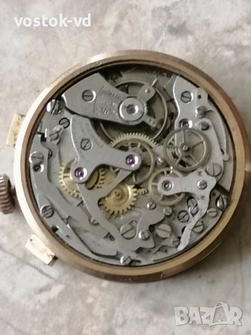 ULTIMOR CHRONOGRAFFE SWISS - РАБОТЕЩ МЕХАНИЗЪМ , снимка 9 - Антикварни и старинни предмети - 42757938