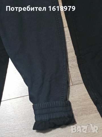 Ватиран Карго панталон - черен и графит, снимка 2 - Панталони - 52311428