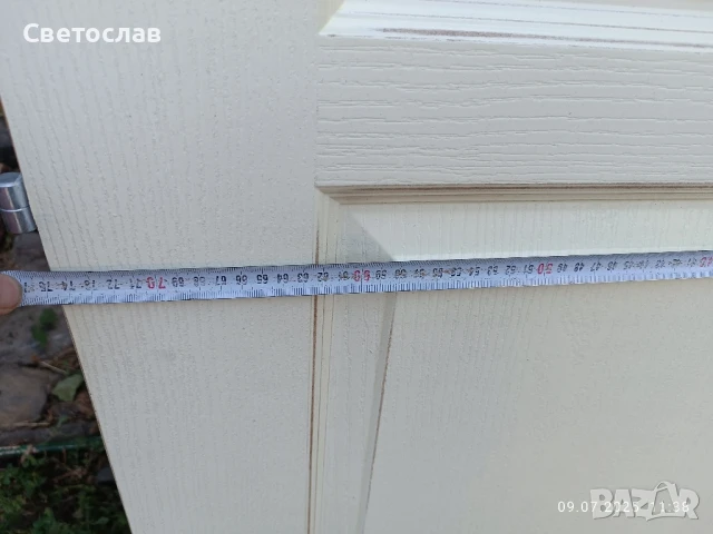  Интериорни Врати бели масивни бонус третата кафява с каса, снимка 2 - Други - 50962325