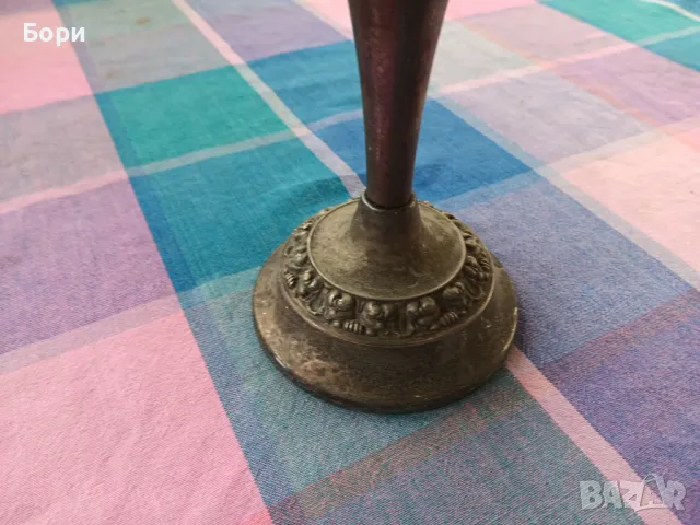 Сребърен свещник IANTHE C 31, снимка 4 - Други ценни предмети - 48654075