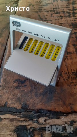 календар вечен за маса или бюро метален супер атрактивен, внос от Италия, снимка 3 - Други - 36764486