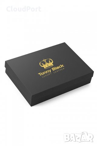 Мъжки подаръчен комплект, Tonny Black, Сив, снимка 8 - Портфейли, портмонета - 38635817