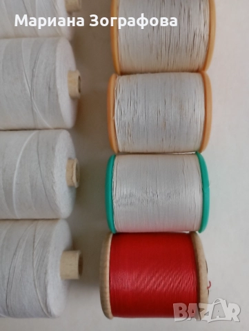 Кинкалерия 30 вида, Рапиди-капси, Макари, обущарски полирани, копринени за бродерия, зиг-заг гайтан, снимка 17 - Други стоки за дома - 49700737