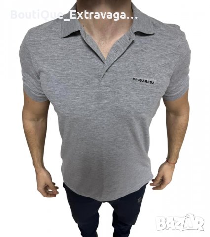 Мъжка тениска Dsquared Polo Grey !!!, снимка 1 - Тениски - 39337829