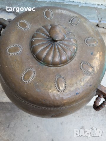 Масивен бронзов арабски съд, снимка 1 - Антикварни и старинни предмети - 42470547
