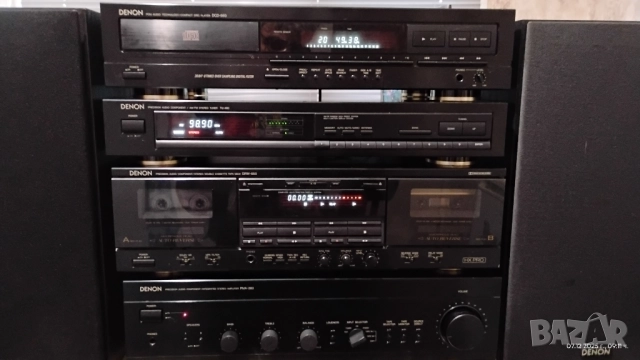 Комплект Denon - Amp,CD,Tuner,Deck, снимка 4 - Аудиосистеми - 52676742