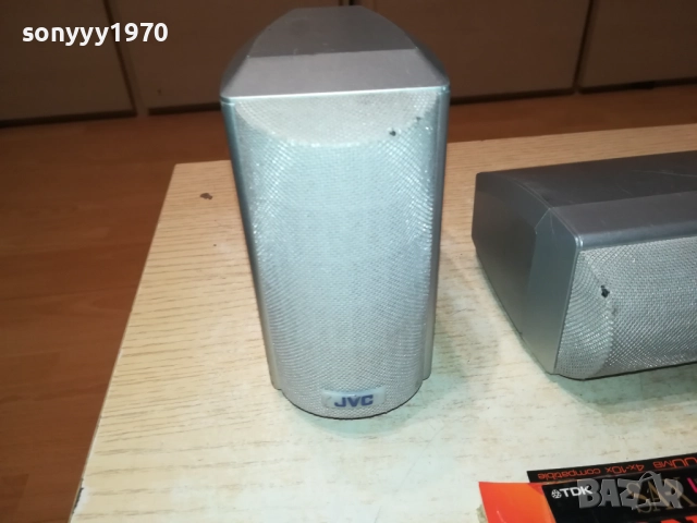 JVC X3-ЦЕНТЪР И ДВЕ КОЛОНИ-ВНОС SWISS 2408250716, снимка 5 - Тонколони - 51469548
