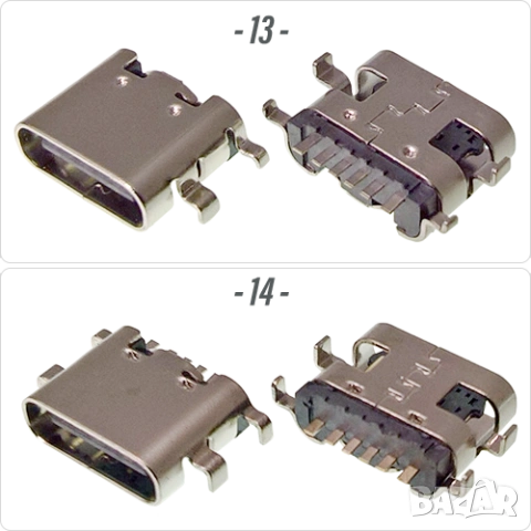 Букса конектор USB Type-C  6 pin , Waterproof IP67-IP68 panel mount, снимка 3 - Ремонт на друга електроника - 54184333