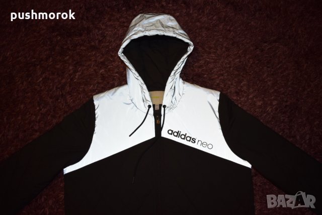 Adidas NEO Reflective Mens Jacket, снимка 4 - Якета - 31459195