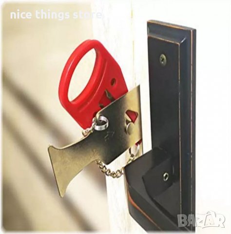 Портативен предпазител за ключалка врата , снимка 4 - Други стоки за дома - 38473257