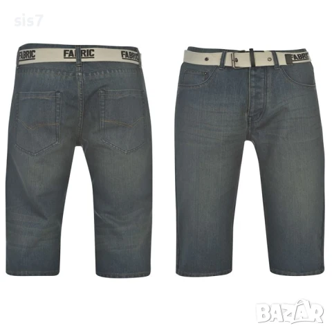 дънки на Fabric внос от Англия номер L за 20лв., снимка 2 - Къси панталони - 50714852