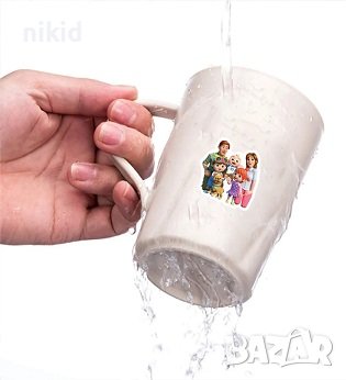 50 бр cocomelon КоКомелон Кокомелън самозалепващи лепенки стикери за украса декор картонена торта, снимка 4 - Други - 42464395