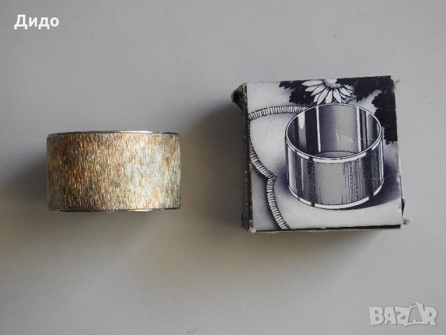 Стар посребрен салфетник пръстен за салфетки READER'S Digest , снимка 4 - Аксесоари за кухня - 29600780