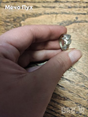 Сребърен пръстен (89), снимка 6 - Пръстени - 39388349