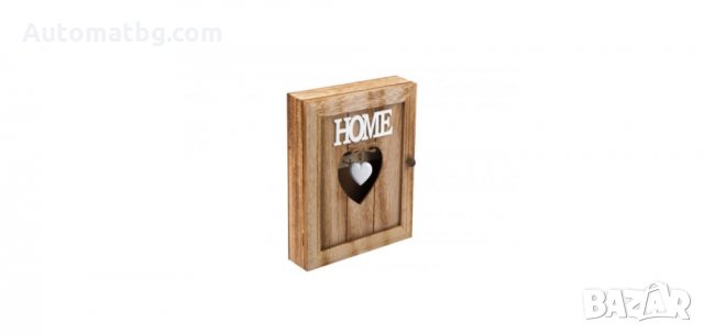 Дървена поставка за ключове Дървено отварящо сърце, Automat, снимка 2 - Декорация за дома - 33731663