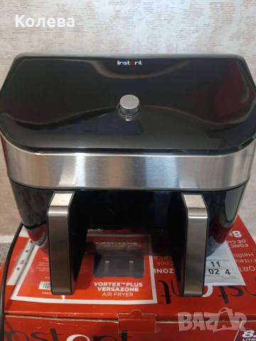 Instant Vortex PLUS VersaZone Air Fryer 8.5л, снимка 3 - Фритюрници - 53240355