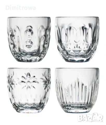 La Rochere Комплект чаши за еспресо Troquet Assorted -4, снимка 2 - Чаши - 49122236