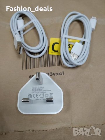 Нов Заряден комплект 2 бр. 2M Lightning Кабели 5W USB iPhone Айфон, снимка 8 - Друга електроника - 42620361