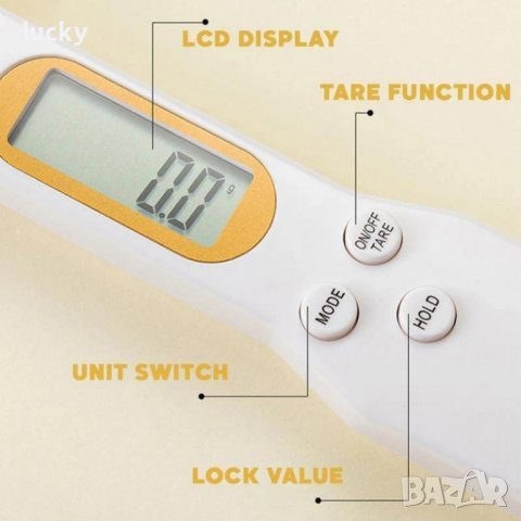 Дигитална мерителна лъжица DIGITAL SPOON SCALE, снимка 4 - Електронни везни - 39108545
