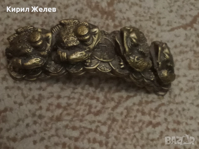 Статуетки жаби 51668, снимка 2 - Антикварни и старинни предмети - 52043837