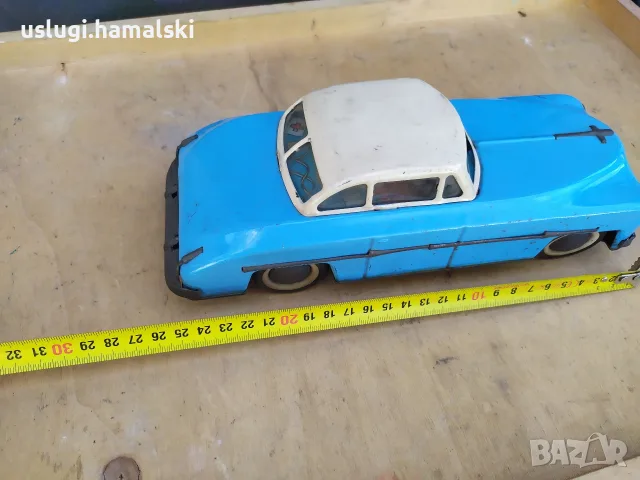 Ретро ламаринена кола/играчка, снимка 6 - Колекции - 56373981