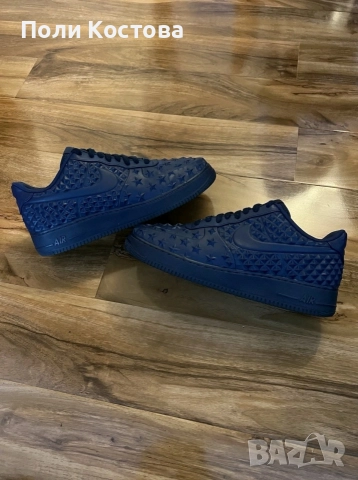 Nike Air Force 1 Low Stars LV8 Navy Blue Uk11, снимка 3 - Маратонки - 52863003