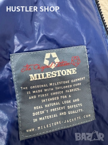 Мъжки пухен елек MILESTONE. Размер S, снимка 6 - Спортни дрехи, екипи - 54154955