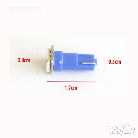 Т5 1хLED Крушки за авто табло, 12V, снимка 6 - Аксесоари и консумативи - 33853528