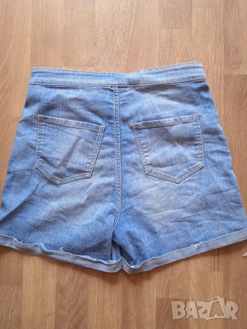 Къси дънки с висока талия, снимка 7 - Детски къси панталони - 36625679
