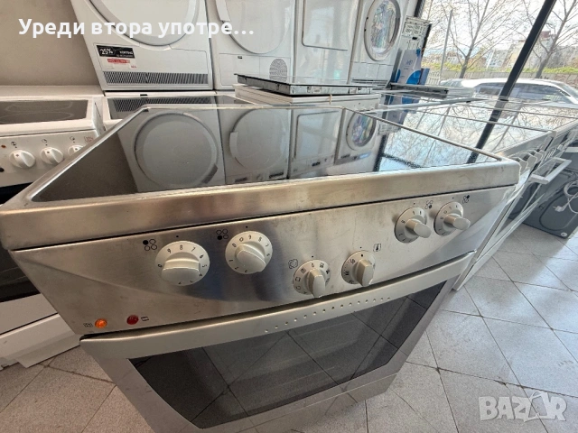 Иноксова готварска печка Gorenje, снимка 3 - Печки, фурни - 54190556