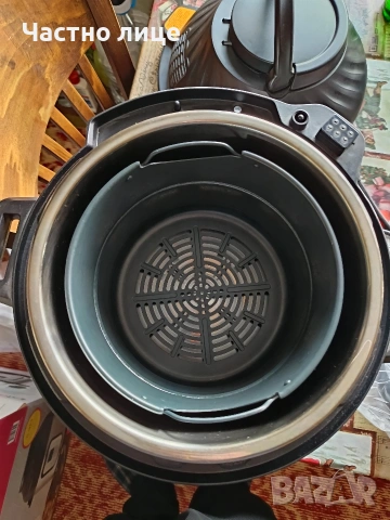 Instant Pot Duo Crisp + Air Fryer 8L – Като нов, ползван 3 пъти, снимка 4 - Мултикукъри - 53355165