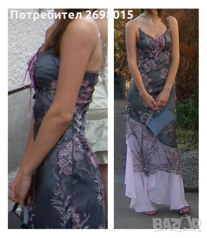 Дизайнерска официална / бална рокля, снимка 2 - Рокли - 30359343