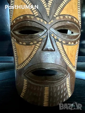 Африканска маска, снимка 4 - Антикварни и старинни предмети - 47384482