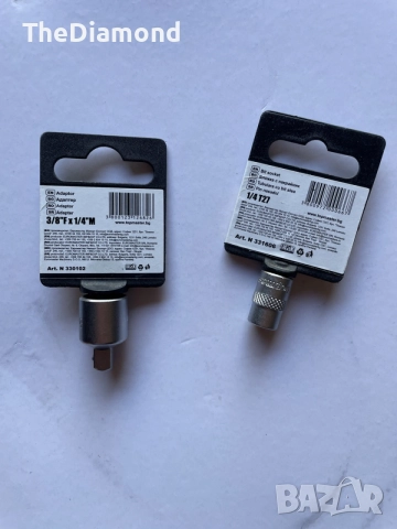 Адаптер Topmaster 3/8F -1/4M , снимка 2 - Куфари с инструменти - 56349789