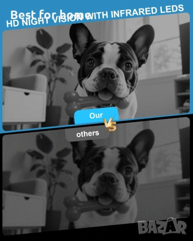 AOBOCAM A12 Мини WiFi Камера 1080P HD – Шпионска камера с Нощно виждане и Двойна връзка, снимка 3 - Други - 53212646