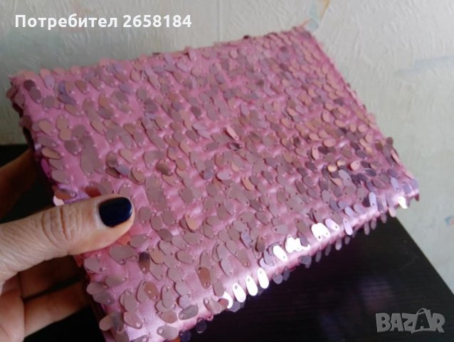 Луксозни кутии за бижута, сатен и пайети, в розово, поотделно, снимка 6 - Подаръци за жени - 31611151
