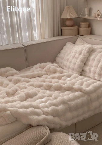 Луксозно меко одеяло- Двулицево - 220x240 см - 3.5кг на бройка, снимка 6 - Олекотени завивки и одеяла - 53189580