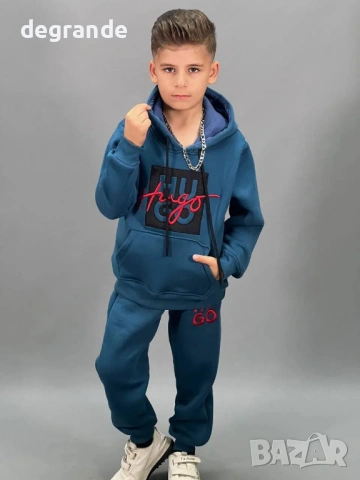 Ватиран Спортен екип за Момче Hugo  5 г. , снимка 2 - Детски комплекти - 53195796