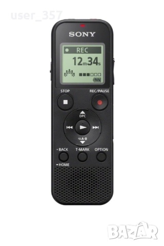 Цифров диктофон Sony ICD-PX370, разопакован, нов, с гаранция 24 месеца