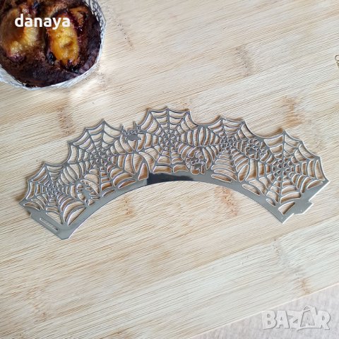 2945 Хелоуин кошнички за мъфини Halloween декорация за кексчета, 10 броя, снимка 6 - Форми - 38045916