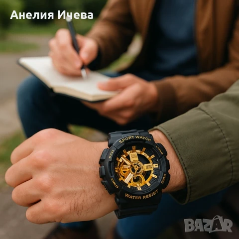 Мъжки мултифункционален часовник - спортен, водоустойчив и удароустойчив , снимка 3 - Мъжки - 51427012