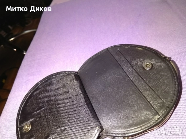 Арт женско портмоне ново 110х104мм естествена кожа, снимка 4 - Портфейли, портмонета - 51666749