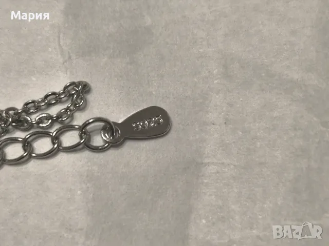 Сребърно колие "Безкрайна любов", снимка 4 - Колиета, медальони, синджири - 47474960